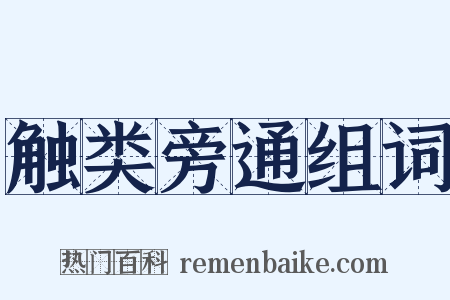 触类旁通组词是什么意思的图片